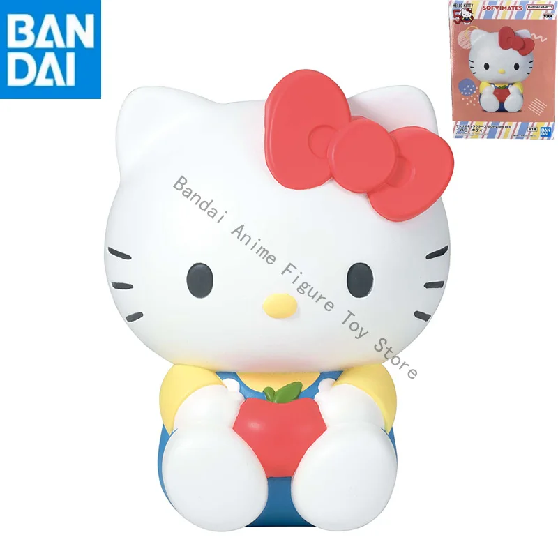 

in stock Original Genuine BANDAI NAMCO BANPRESTO Sanrio SOFVIMATES Hello Kitty PVC 11cm model Collector Figurine Toys gift