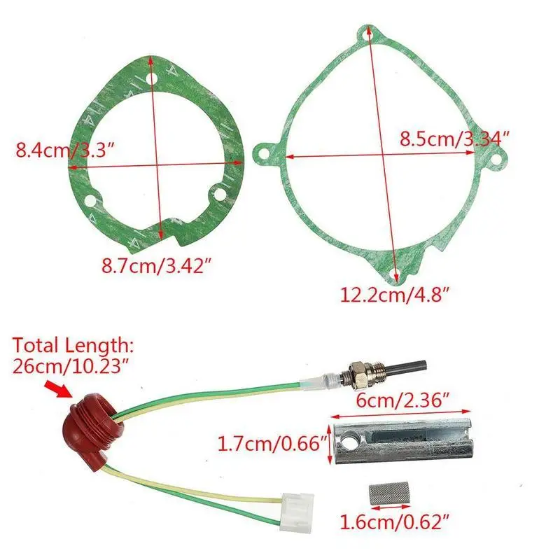 12 V/24 V 2KW 5KW 8KW 中国パーキングヒーターグロープラグセラミックピンレンチ Eberspacher ベバストヒーターアクセサリー