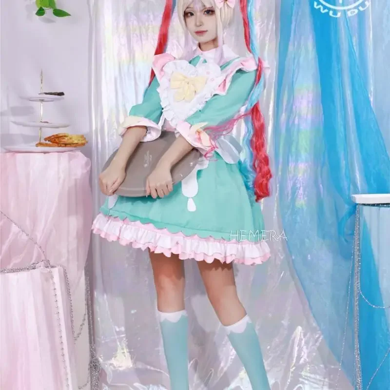 Jeu Needy Girl Overdose KAngel Cosplay Costume, Ame Chan Cosplay, Lolita Maid fur s, Party Costume, Anime