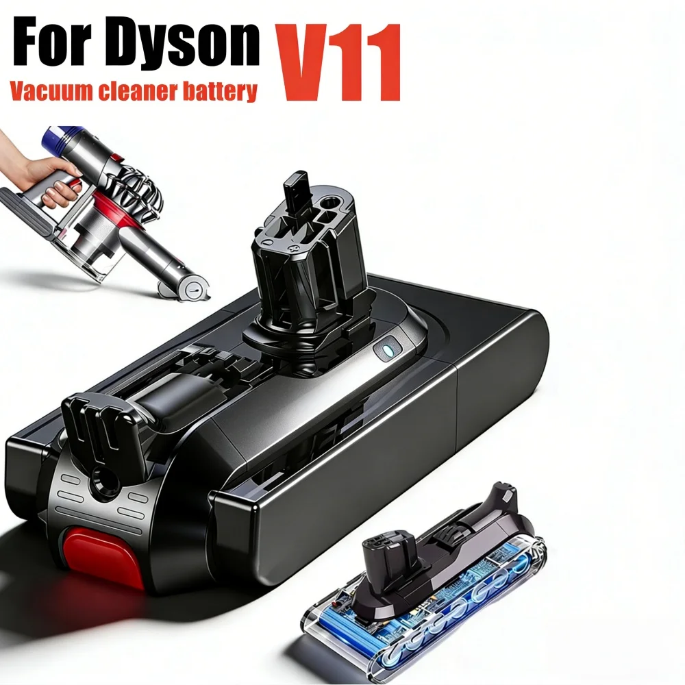 

Аккумулятор Li-ion 25.2V 8000mAh для пылесосов Dyson V11 SV15 SV16 SV17 SV18 SV22, V11 Animal Fluffy