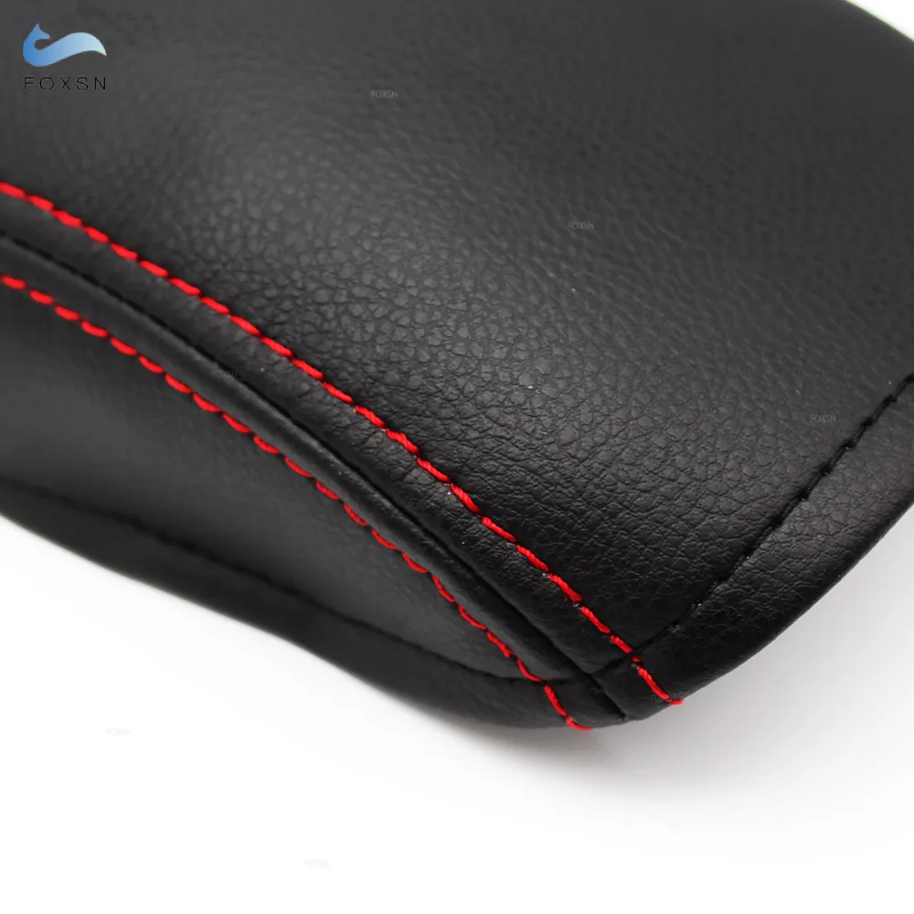 Car Styling Center Armrest Box Cover For VW Golf 5 MK5 Jetta 2005 2006 2007 2008 2009 2010 Microfiber Leather Trim Accessories