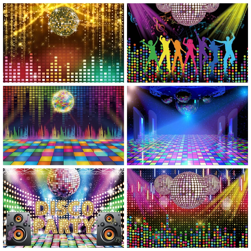 Shiny Gold String Dots Disco Birthday Carnival Party Ball Stage Portrait Photography Background Photo Backdrop Photo Studio