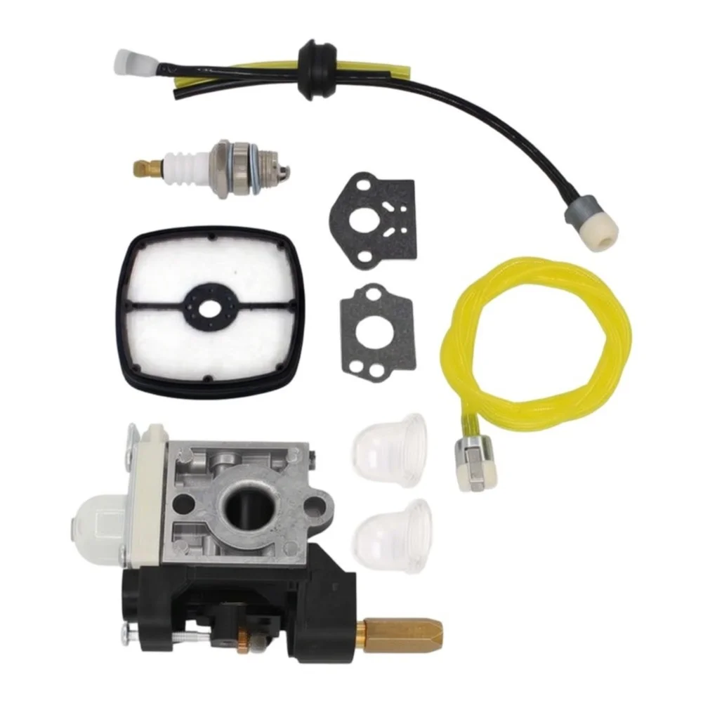 For PE-200 For SRM-210 For SRM-230 GT-230 9-Piece Carburetor Kit Includes Carburetor Air Filter Fuel Lines Gaskets