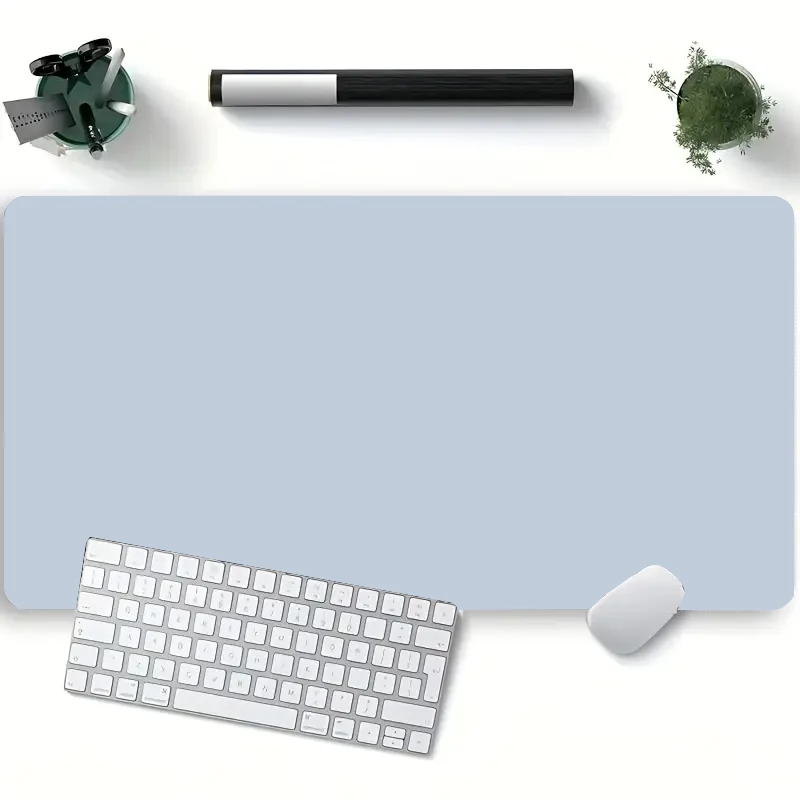 XXL Black Gaming Mouse Pad 900x400mm, Non-Slip Rubber Stitched Edge, Simple Desk Mat for PC Gamer Laptop Office