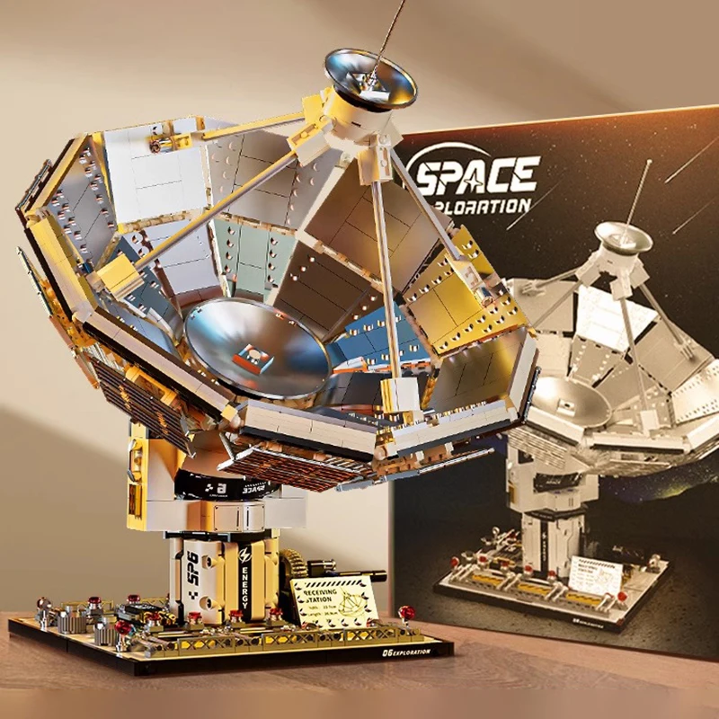

Высокоэнергетический механический научно-фантастический космический радиотелескоп-конструктор, вращающаяся модель-головоломка, подарок на день рождения для мальчиков