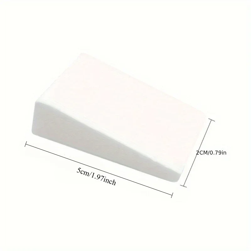12Pcs/52pcs Disposable Latex-Free Mini Makeup Sponge Triangle Puff Suitable for Foundation Blush Eye Shadow Makeup Tool
