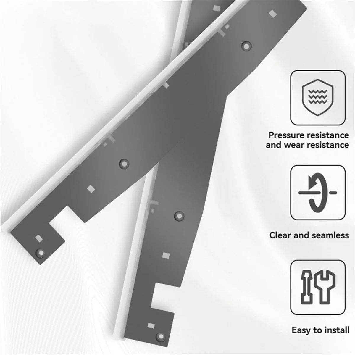 FZFZ Abwasserschaber für H12 Bodenschrubber Bodenschaber Staubsauger Ersatzschaber Zubehör