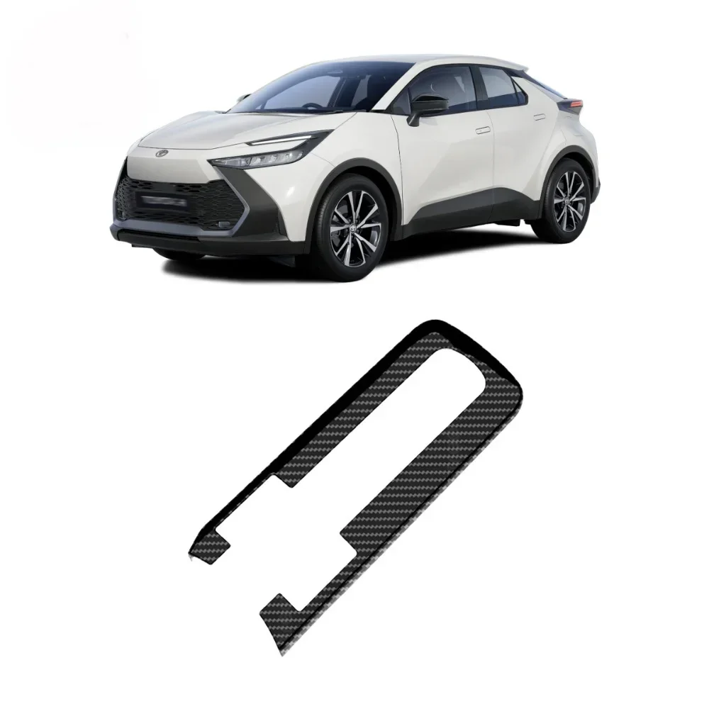 

For Toyota CHR C-HR 2024 2025 ABS Carbon Fiber Center Console Gear Shift Panel Decoration Cover Trim Styling CAR Accessories