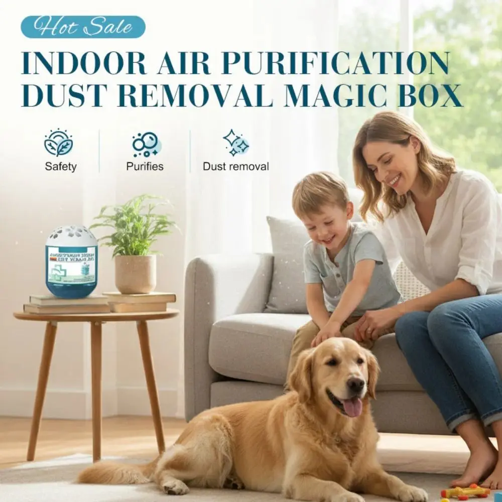 Indoor Air Purification Dust Removal Magic Box Multifunctional Automatic Air Magic Box No Electricity Noise