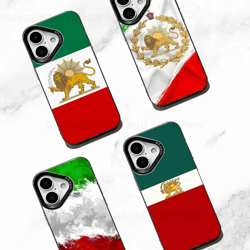 

Iran Flag and Emblem Phone Case For IPhone 17 16e 16 15 14 13 12 11 Pro Max X XR XS MAX Back Cover