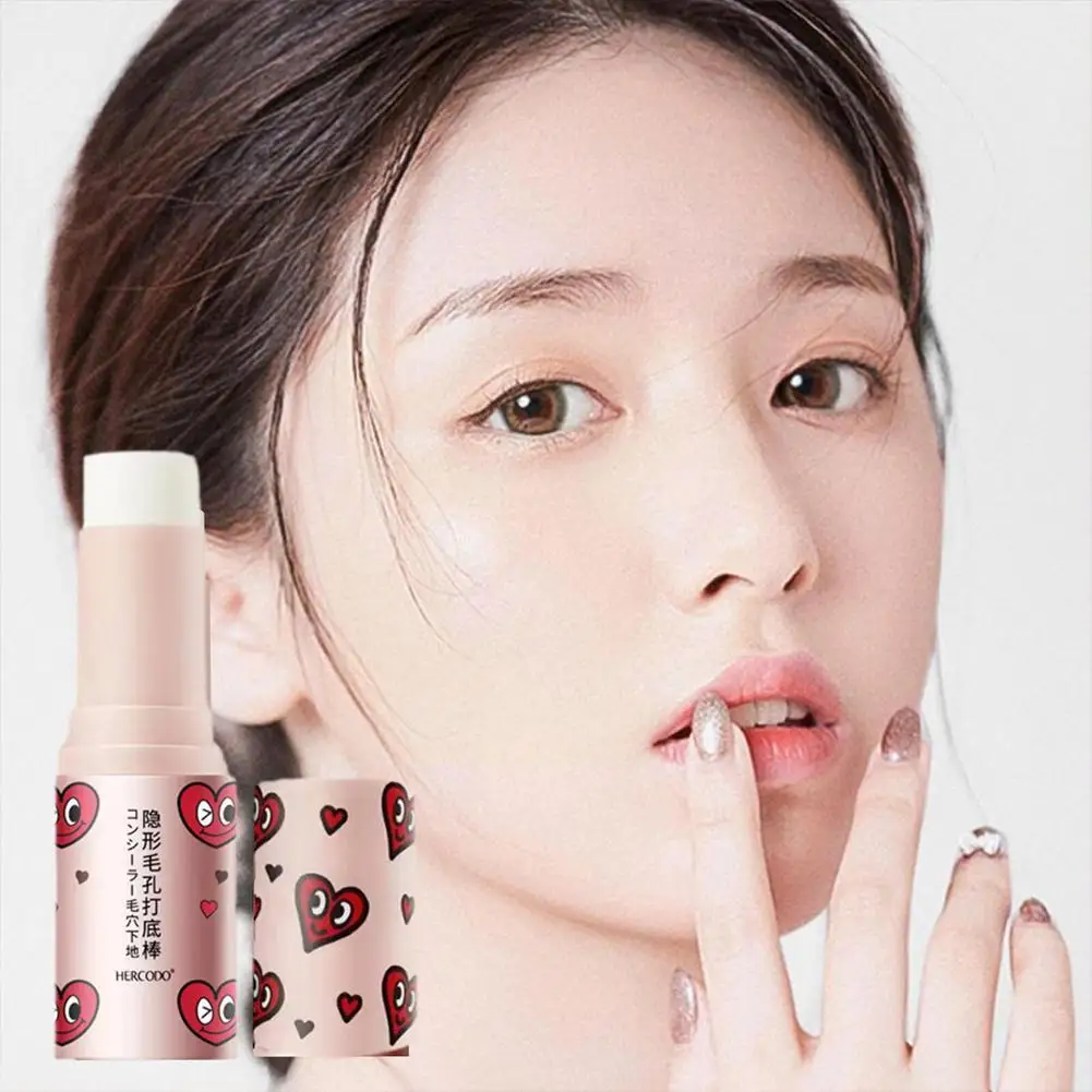 

Sdotter 8g Invisible Face Waterproof Magical Primer Stick Makeup Reducing Makeup Base Base Hydrating Lasting Stick Stick Foundat