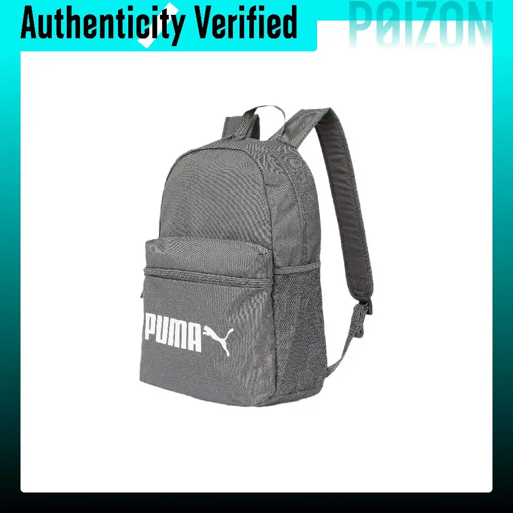 PUMA Polyester Backpack Unisex Gray 077482-03