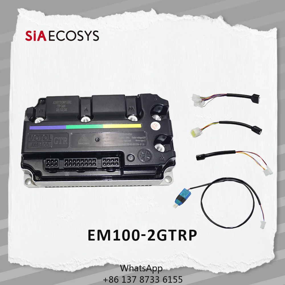 VOTOL Controller EM100-2GTRP SV120GT 72V Peak CAN BUS Programmable Sine Wave Controller For Scooter Motorcycle