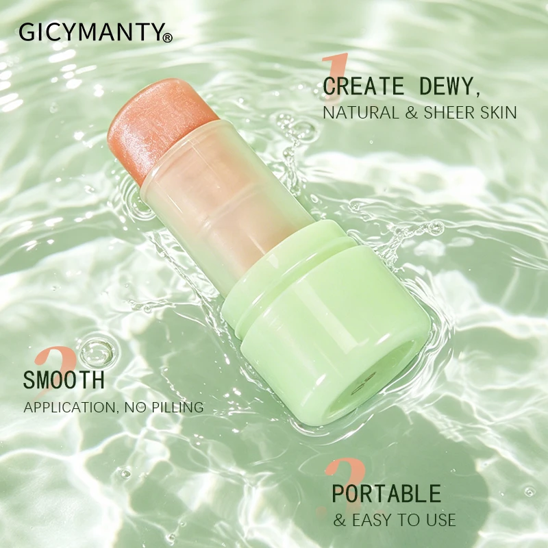 Light Sense Stick Shimmer Water Glow Highlight Stick Multi-use Face Body Brightening Shimmer Makeup  Contouring