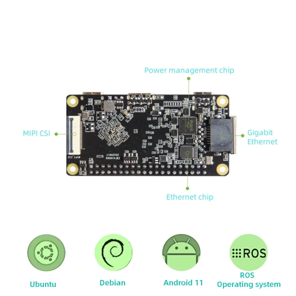 Rkrk3566 anakart ve İşlemci kiti Gigabit Ethernet RK3566 tek-kart bilgisayar DIY kiti elektronik NAS sunucusu