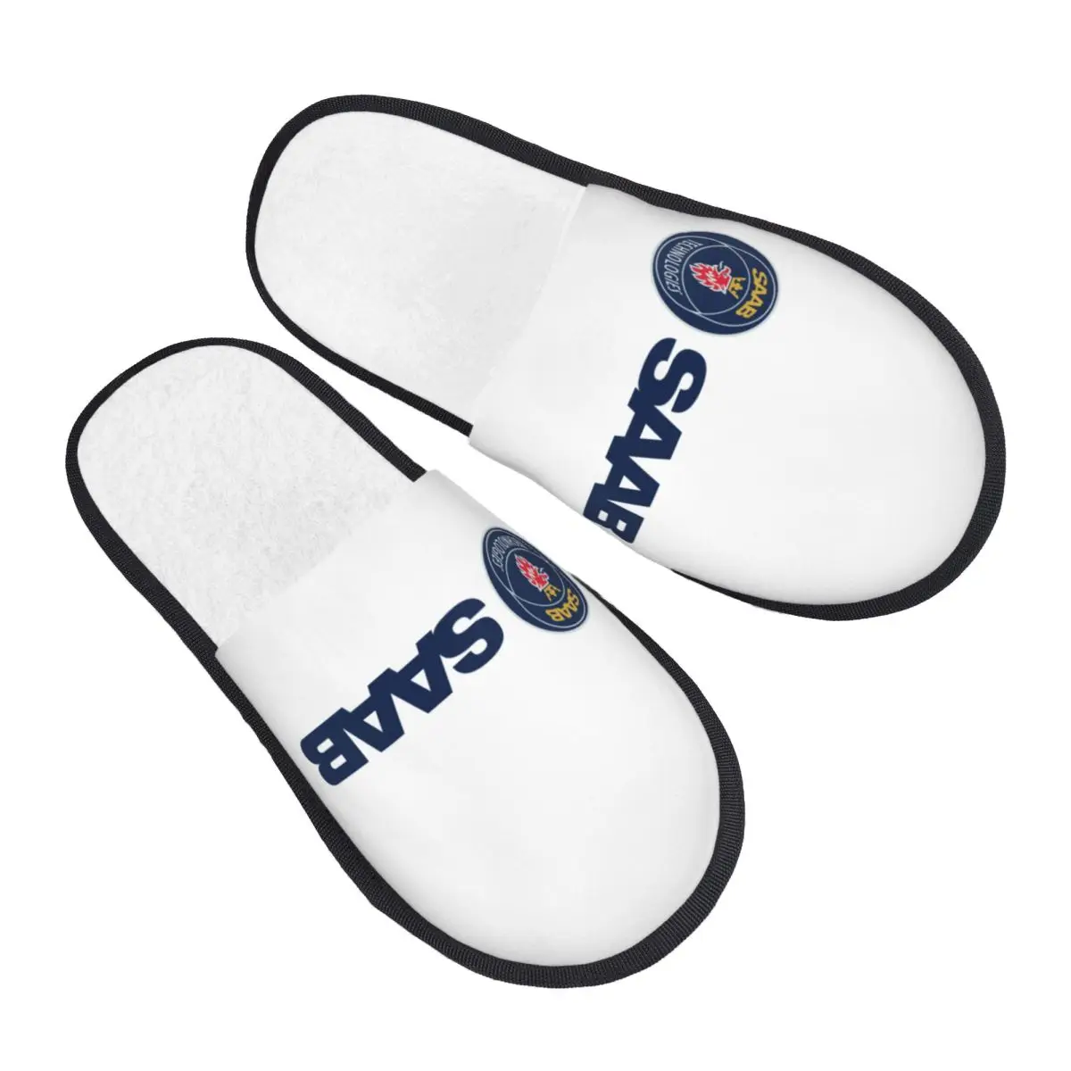 Custom Sweden Saabs Scanias Trucks Guest Slippers for Bedroom Women House Slipper