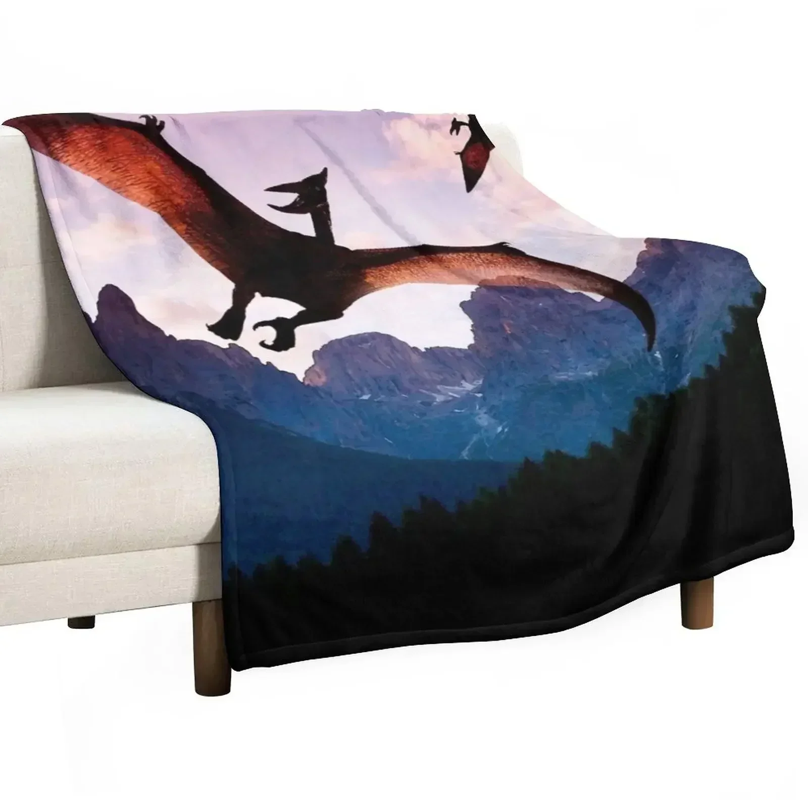 

Pterodactyl Dawn Throw Blanket sofa bed for babies Blankets