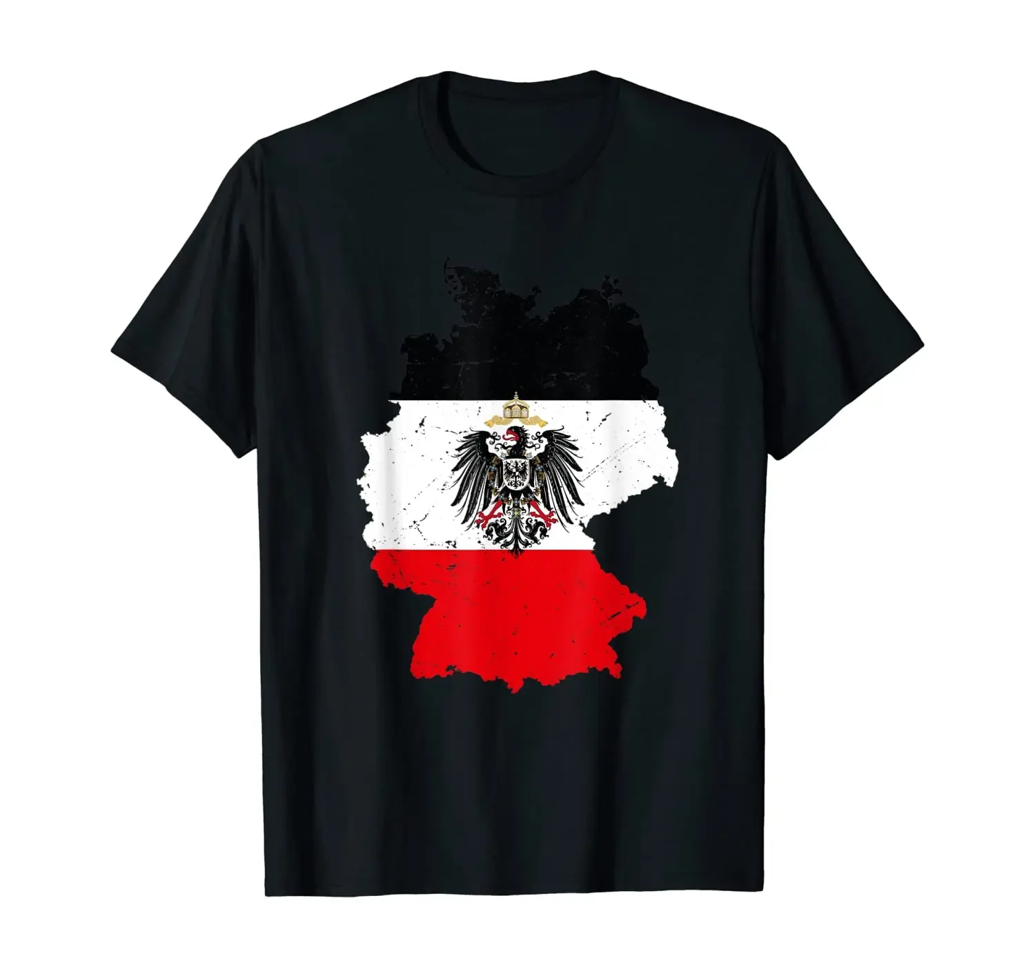 

Germany Black Eagle Flag Map German Empire T-Shirt. Summer Cotton Short Sleeve O-Neck Unisex T Shirt New S-3XL