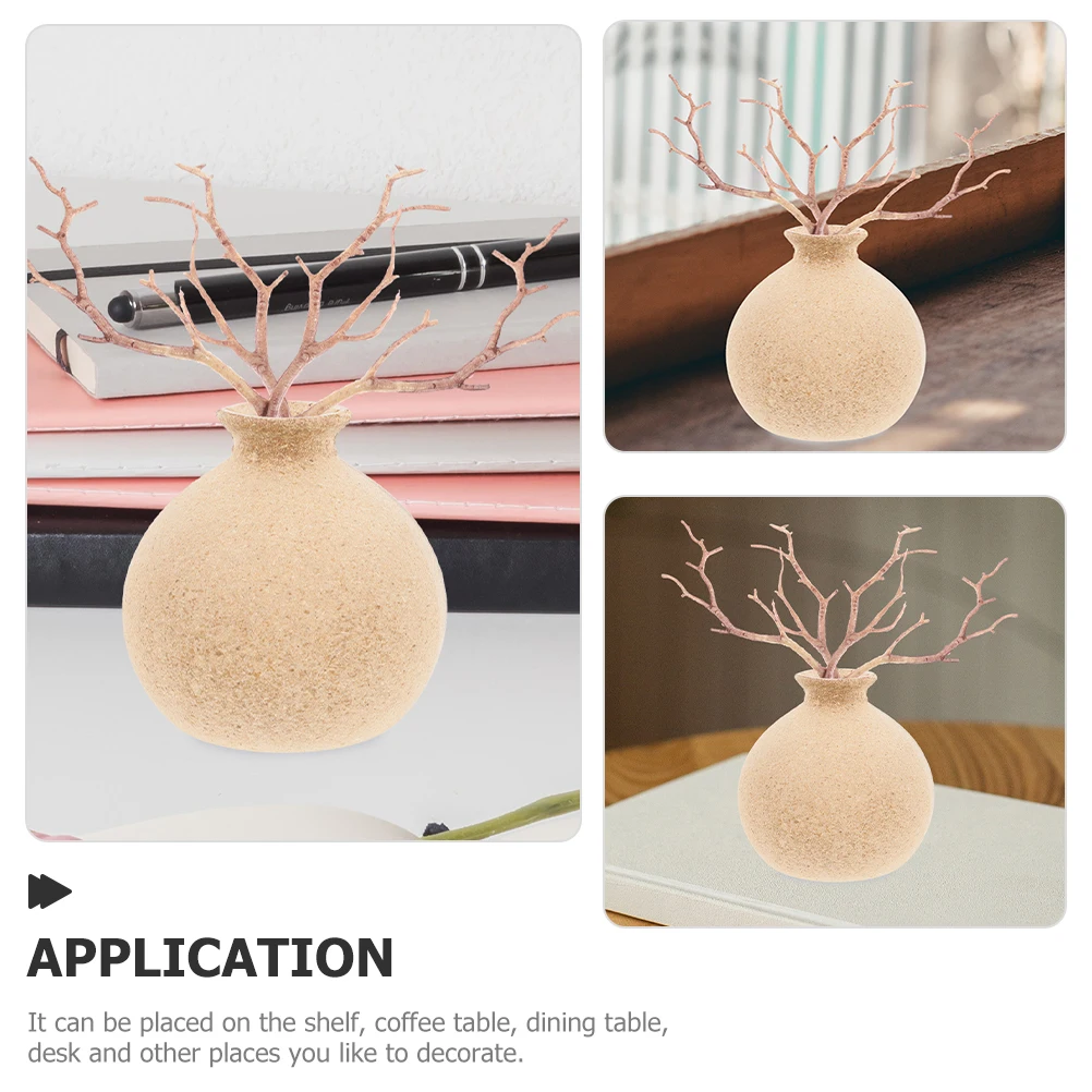 6 Pcs Simulated Antler Branches Mini Antlers Embellishments Artificial for Decoration Tree Plastic Stems