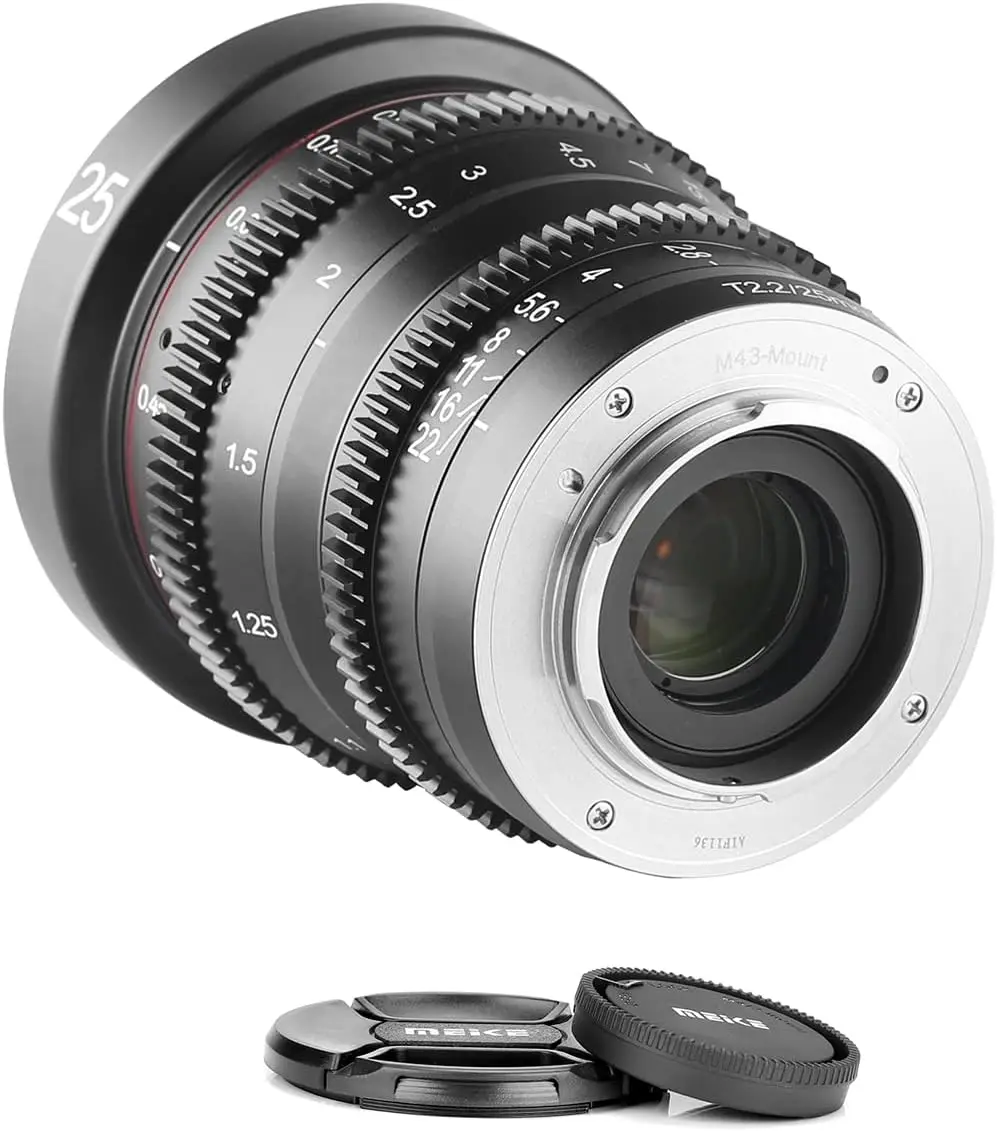 Meike 12mm...85mm T2.2 Cinema Lens Low Distrotion Wide Angle for Micro Four Thirds M43 MFT Olympus panasonic Lumix and BMPCC