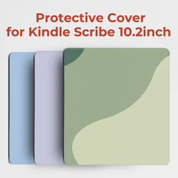 Twosheep Case for Kindle Scribe 2024 and 2022 Hard Shell Magnetic Flip Auto Sleep Wake with Pen Holder 10.2-inch solid color