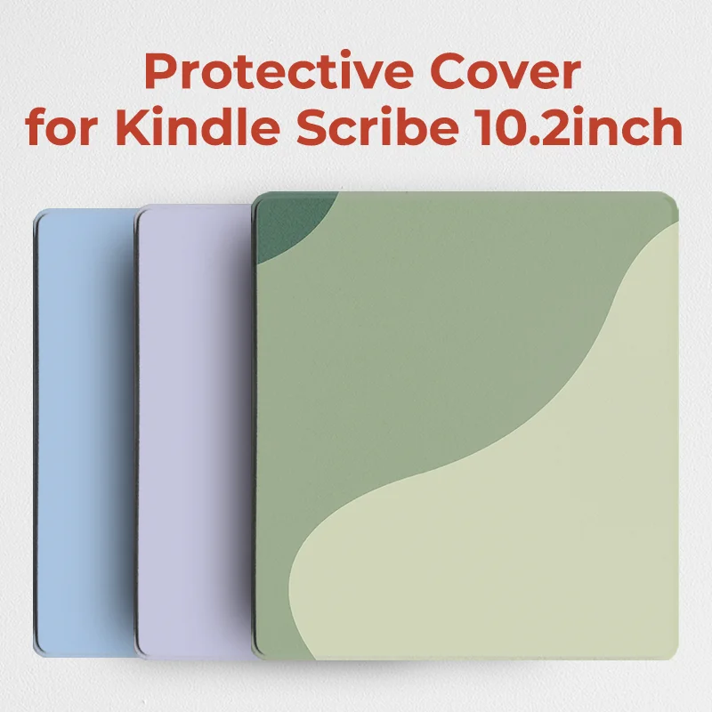 Twosheep Case for Kindle Scribe 2024 and 2022 Hard Shell Magnetic Flip Auto Sleep Wake with Pen Holder 10.2-inch solid color