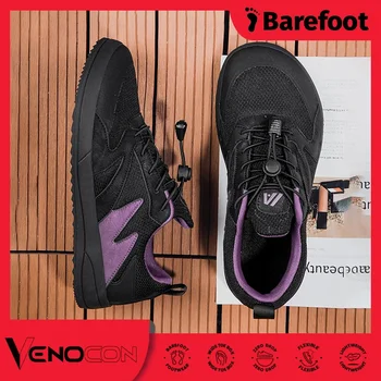 PINGKEE VENOCON szerokie ToeBox stopy minimalistyczne boso sportowe zimowe trampki obuwie buty mężczyzna kobiet buty nosowe