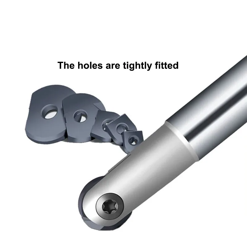 YIFINO R4R5R6R8R10R15R16 Ball End Milling Insert P3200 CNC Semi-Circular Turning Tool For For T2139 Toolholder