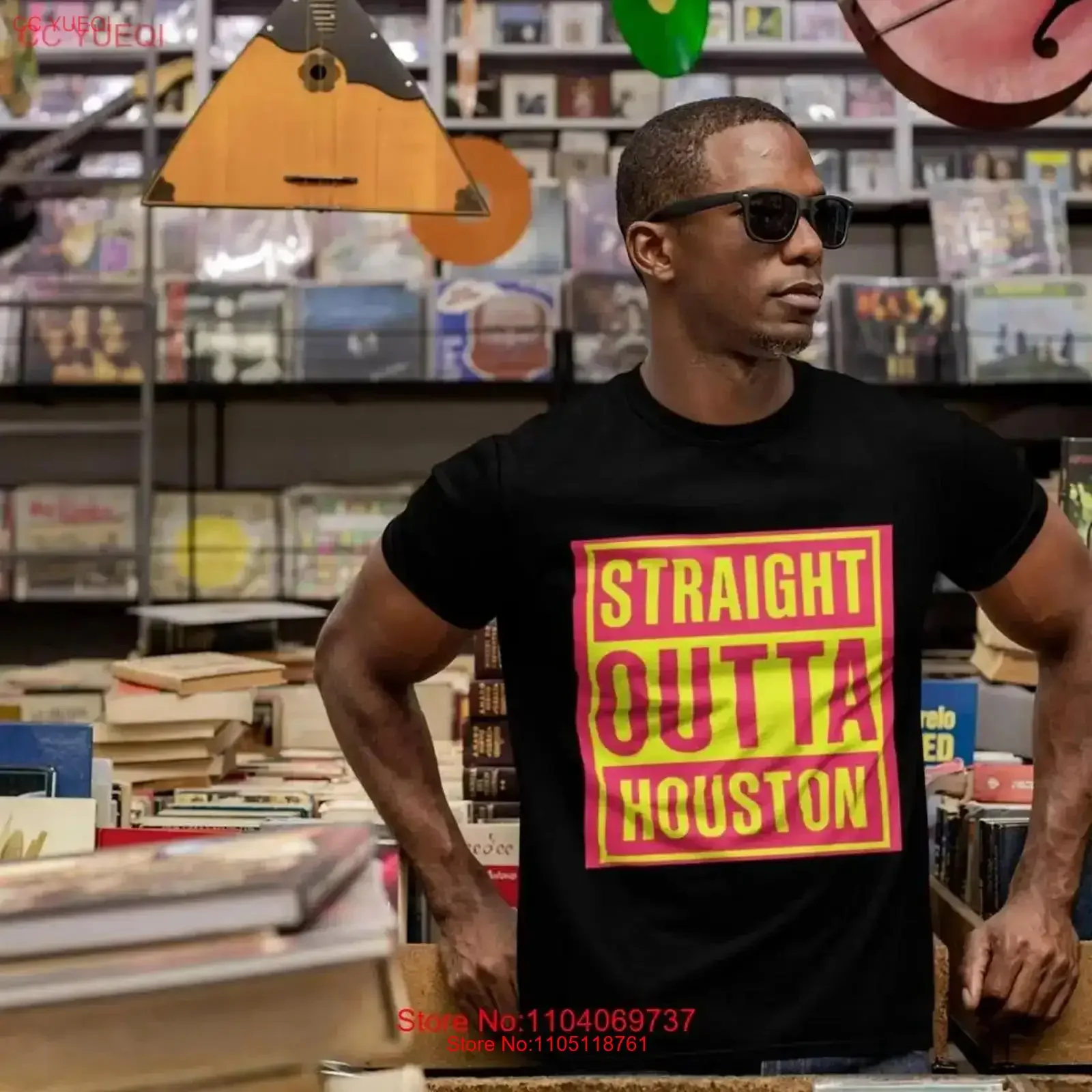Straight Outta Houston Screwston T Shirt Art vintage Washed Top For Everyday Wear Unisex Breathable Casual designer clothes