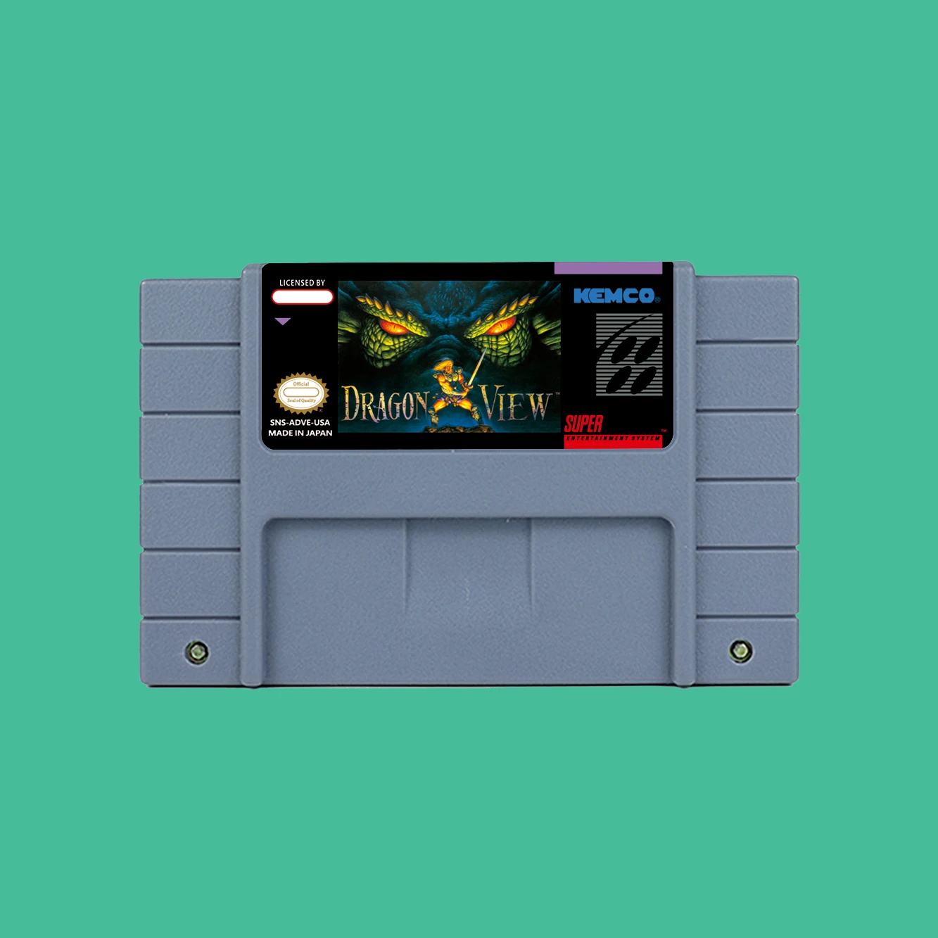 RPG Game for Dragon View  - USA or EUR version Cartridge available for SNES Video Game Consoles