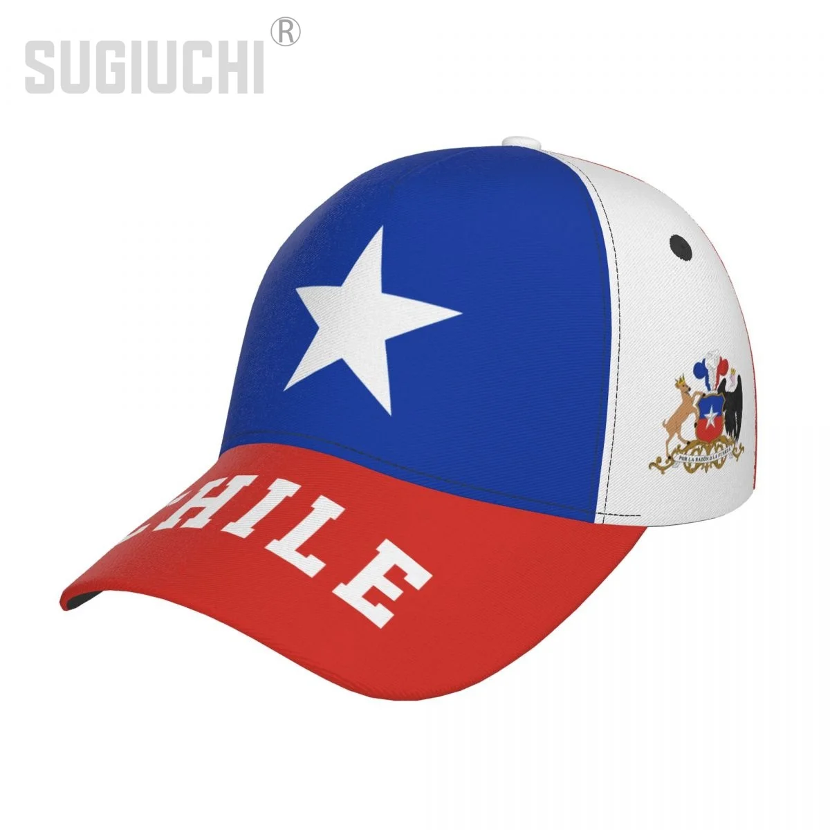 Unisex Chile Flag Chilean Adult Baseball Cap Patriotic Hat for Baseball Soccer Fans Men Women