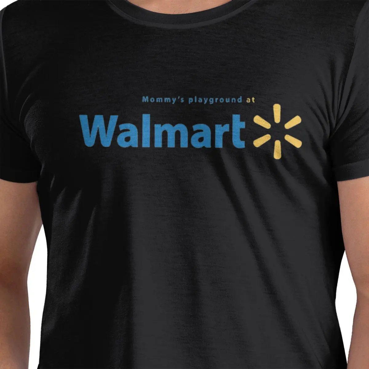 Walmart تي شيرت للرجال قميص أبيض بحجم ضخم تي شيرت رجالي قصير الأكمام س الرقبة ملابس الصيف بلايز S-6XL