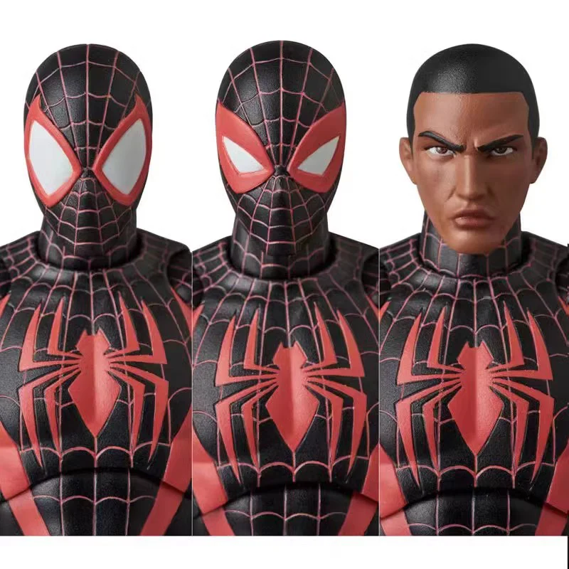 Ct Toys Spiderman Action Figure Miles Morales Mafex 092 Ultimate Comics Spider-Man Modeljoints Can Move Birthday Present Toys