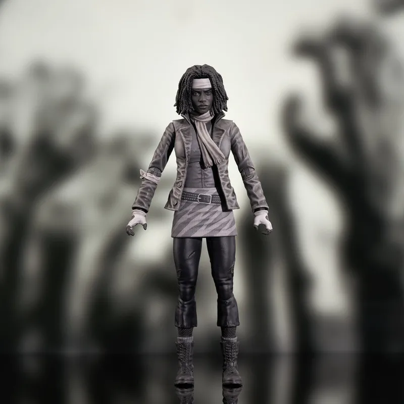 En Stock, escala 1/12, versión cómica de The Walking Dead Michonne o Rick, guerrero masculino, conjunto completo, modelo de figura de acción de 7 pulgadas, juguete