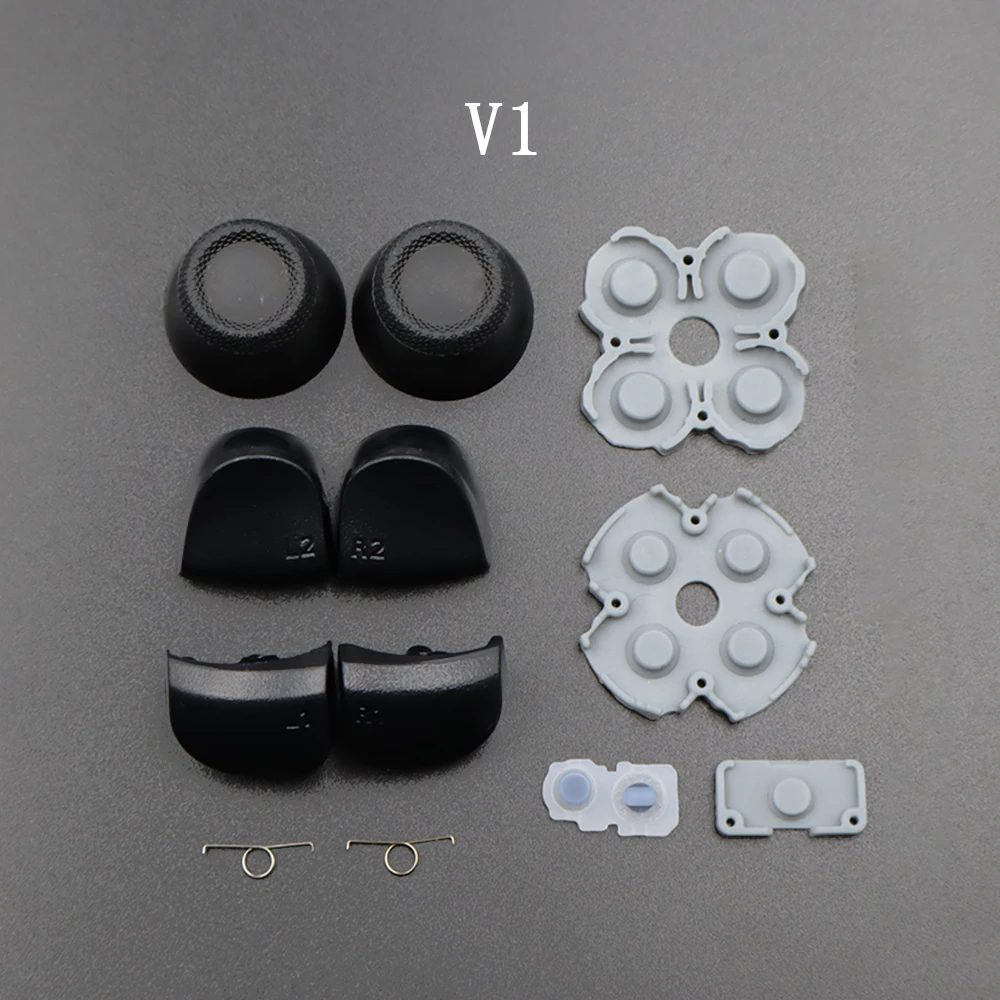 For PS5 V1 V2 V3 Controller L1 R1 L2 R2 Trigger Buttons Analog Stick Conductive Rubber Button Repair Parts