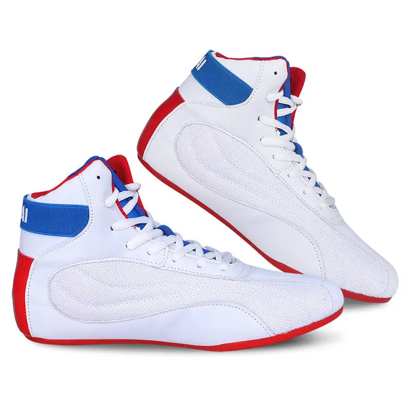 New Men's Boxing and Wrestling Fighter Shoes Men's Fitness Comfort Matching Training Boxing and Wrestling Boots Wrestling Shoes