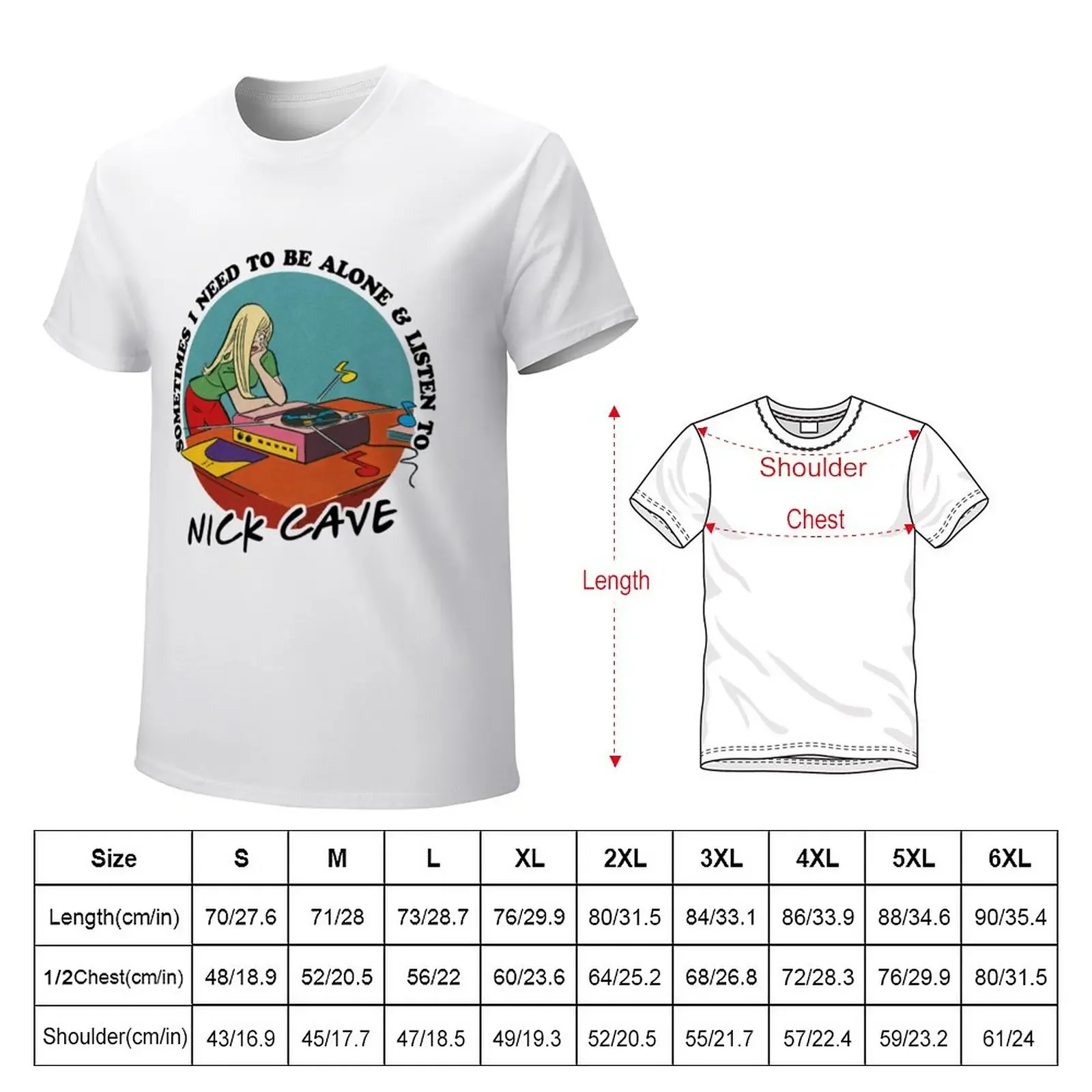 Nick Cave Obsessive T-Shirt cute tops oversized cute clothes men t shirt korean fashion plain slim fit t shirts for men