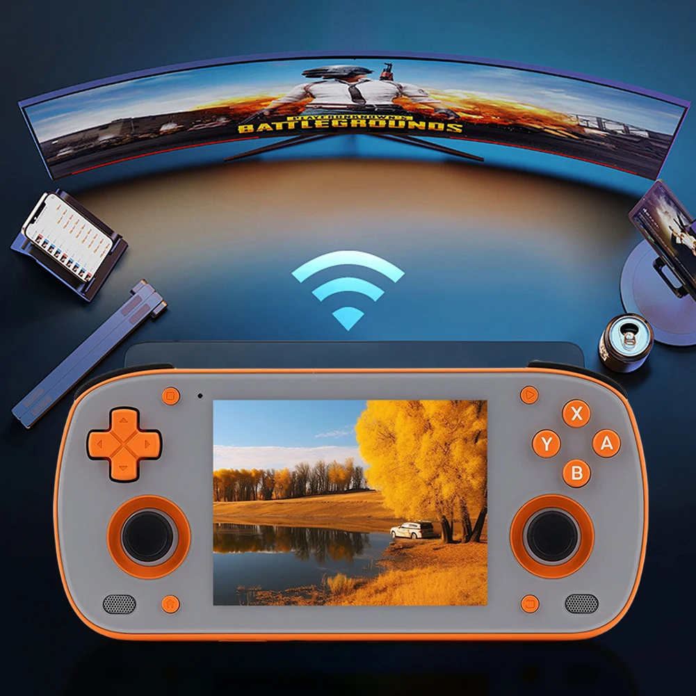 Retroid Pocket MINI Console di gioco portatile retrò WIFI6 BT 5.1 Lettori di giochi portatili IPS OLED da 3,7 pollici Lettore di videogiochi