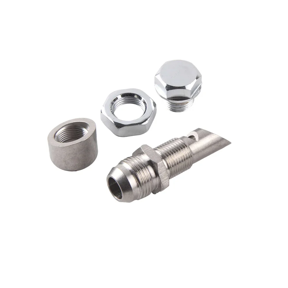 Stainless Steel Fitting Exhaust Vacuum Kit Catch Can Vent E-VAC Scavenger Kit includes T304 SS E-VAC 3