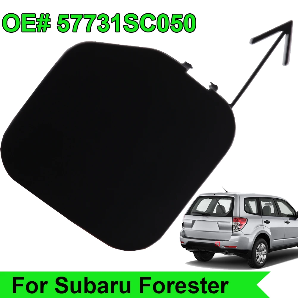 OE# 57731SC050 Car Rear Bumper Tow Hook Cover For Subaru Forester 2009 2010 2011 2012 2013 Car Accessories Auto Styling Parts