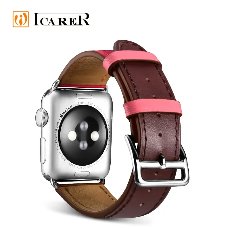 

Mixed Colors Universal Wrist Watchband Leather Strap For Apple Watch 42/44/45 mm Band