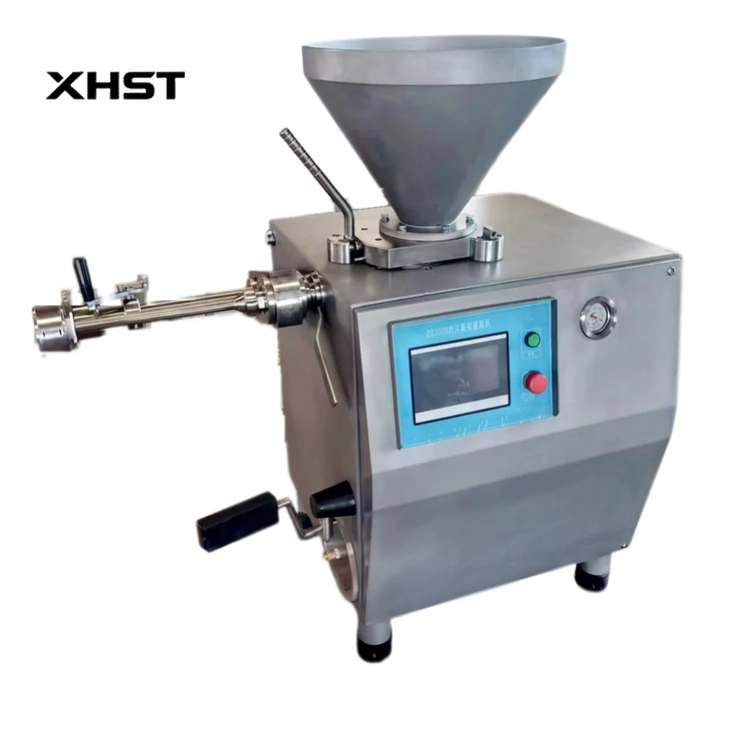 Vacuum Sausage Stuffing Making Machine Sausage Filling and Twisting Machine Enema Filling Quantitative Knotting Machine