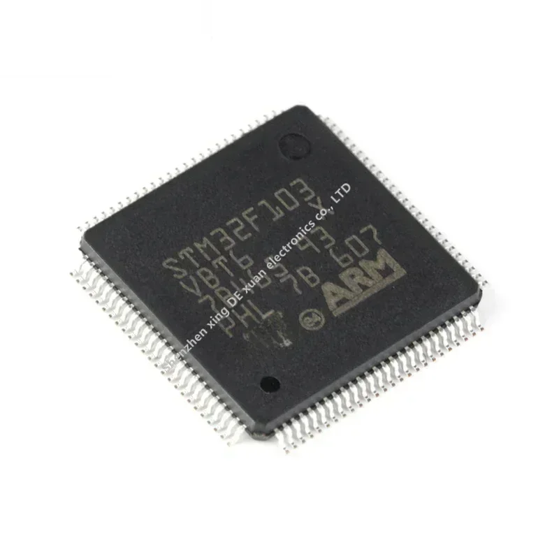 

Original genuine STM32F103VBT6 LQFP-100 ARM Cortex-M3 32-bit microcontroller MCU Integrated circuit IC