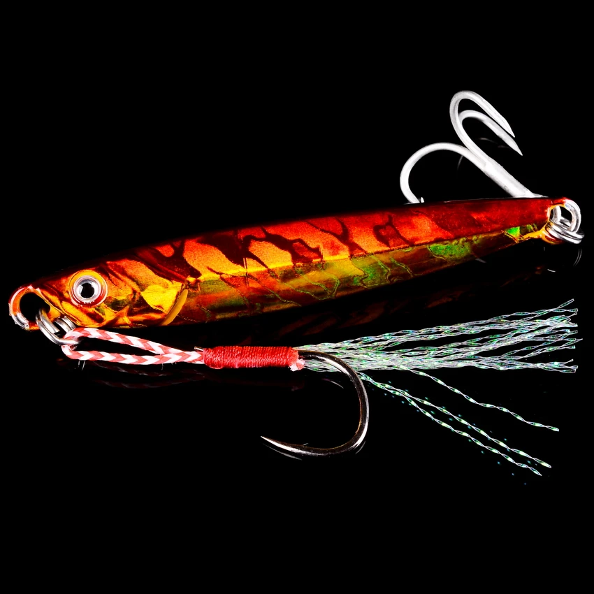 Ozean Boot Strand Meerwasser Angeln Drag Metall Jigging Köder 60g 80g Künstliche Köder für Spanische Makrele Bass Casting löffel Jigs – Detail 13