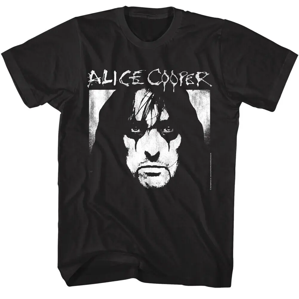 Alice Cooper Live 1979 Album Men'S T Shirt Eye Make Up Heavy Metal Concert Tour