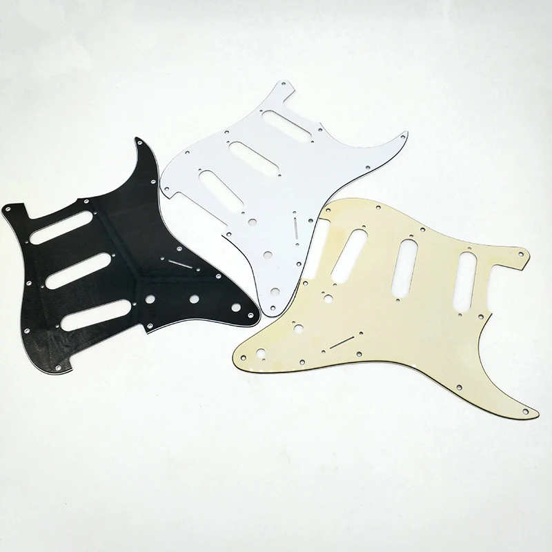 Sss guitarra elétrica pickguard placa traseira captador capa botões dicas para guitarra elétrica guarda