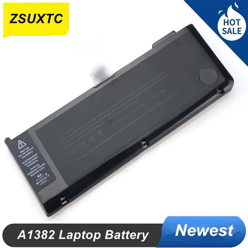 

7200Mah A1382 Laptop Battery for Apple MacBook Pro 15" A1286 2011 2012 Version MC721 MC723 MC847 MD318 MD322 MD103 MD104 A1382