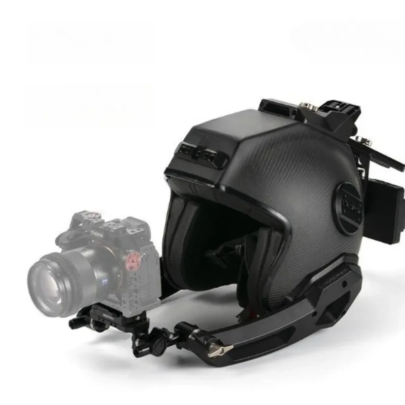 

Professional photography helmet personal perspective shooting system Individual combat photography