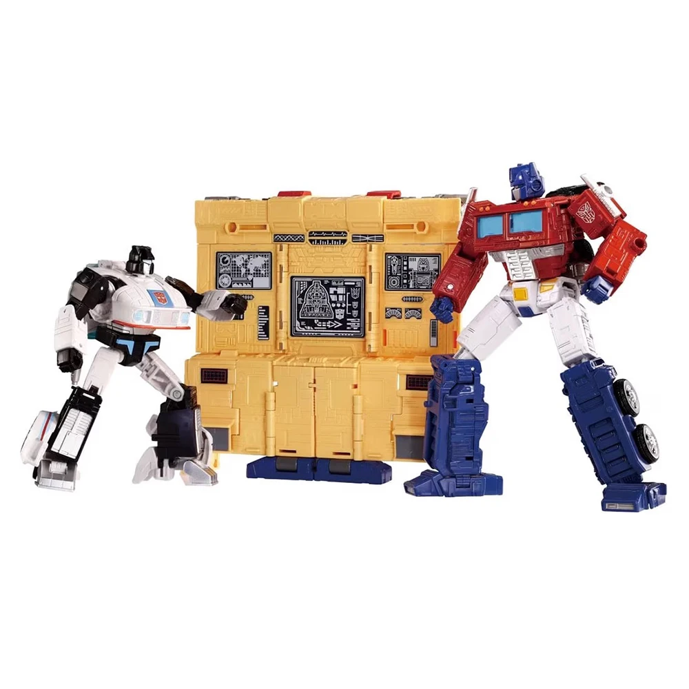 [متوفر] مجموعة ألعاب شخصيات أوتوبوت للالتقاط الدراماتيكي من Transformers Reveal (Optimus Prime، Jazz، والإطار الرئيسي) مكونة من 3 قطع