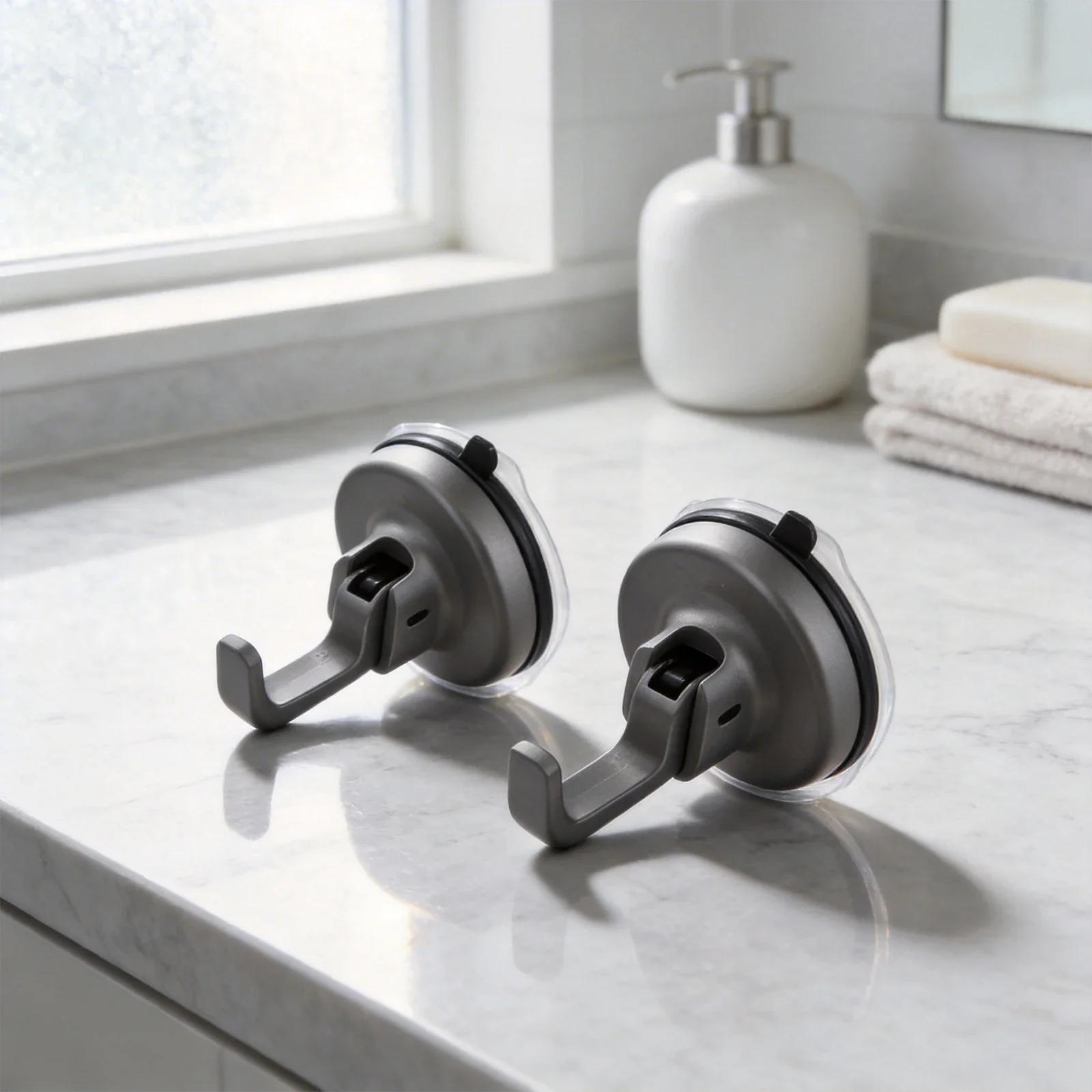 Multipurpose Hooks Strong Hold Hooks Home Decoration Reusable Suction Hooks User-Friendly Design For Home Decor